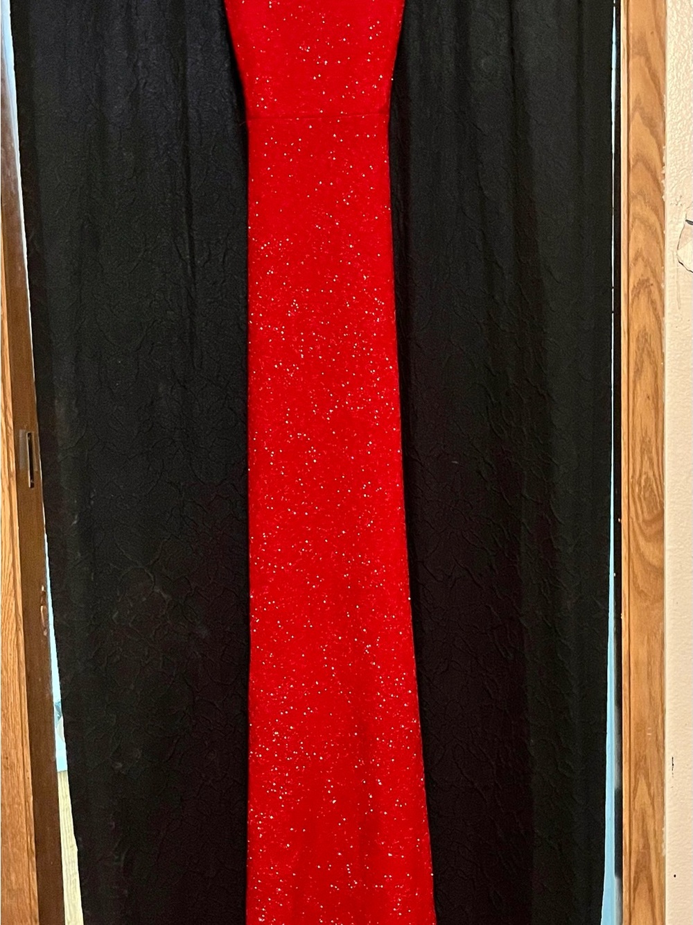 Windsor Red sparkled Maxi Dress